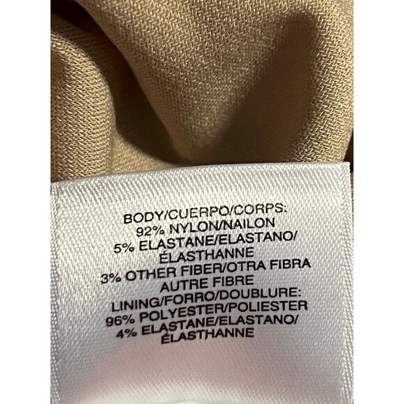 Anne Klein Plus Size Womens 2-fer Top Blouse Gold Sequin Scoop Long Sleeve New - Picture 10 of 10